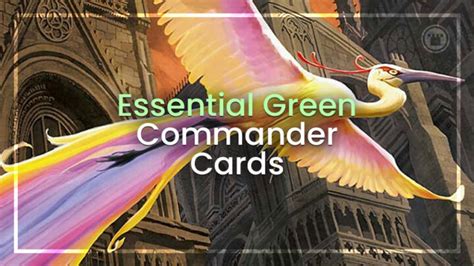 best green cards for commander